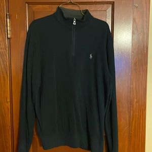 Ralph Lauren quarter zip navy pullover